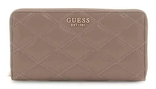 GUESS Tamsin Cheque Organizer en marron dark taupe pour ranger vos cartes