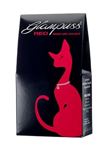 MiniKINI GlamPuss - Tintura per capelli pubici biologici - ROSSO CALDO