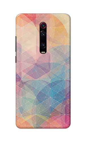 Image of Printed Hard Back Cover Case for Mi Redmi K20 | Redmi K20 Pro Back Cover (Crumpled Paper Design) -1803