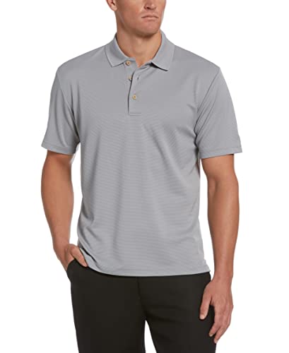 Camiseta polo para hombre Cubavera Essential Textured Performance, tecnología anti-transpiración, corte regular miniatura 1
