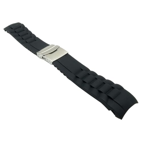 Bracelet montre silicone souple anti irritation 20mm 22mm