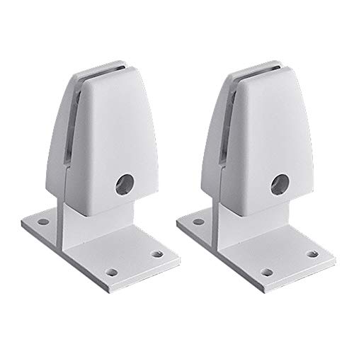 Lot de 2 pinces fixes pour écran de bureau, séparateur de bureau, séparateur de bureau, support de cloison de bureau, séparateur de bureau, support de cloison de bureau Cover