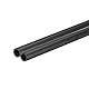 QUARKZMAN 2 Stück Kohlefaserrohr 4 x 6 x 350mm Pultrudierte Kohlefaserrohre für RC Flugzeug Drachenflügelrohr Quadcopter Arm