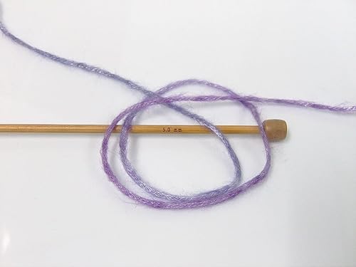 Image of Ice Yarn Lukche Picasso (3 Pack) Light Shinny Yarn Knitting Yarn Crochet Yarn for DIY Hand Knitting 44% Acrylic, 56% Polyester (3x1.76 Oz),(3x125 yds) (Purple Shades)