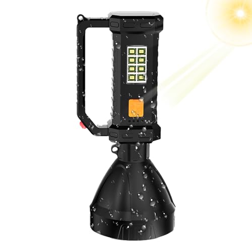 Lampe de poche solaire rechargeable pour éviter les pannes en plein camping