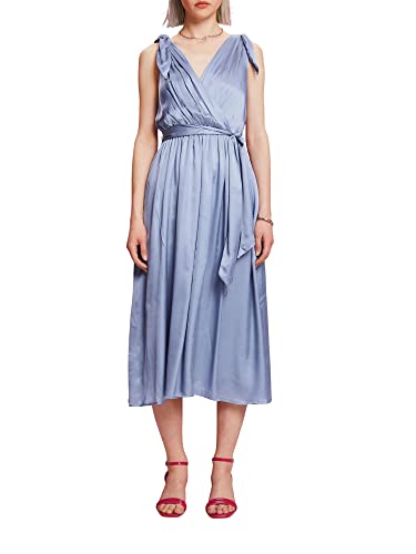 ESPRIT Damen 043EO1E334 Kleid, 445/LIGHT Blue Lavender, 40