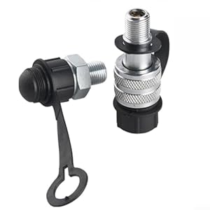 Facaiio Schnelltrennkupplung 5er-Set Karbonstahl