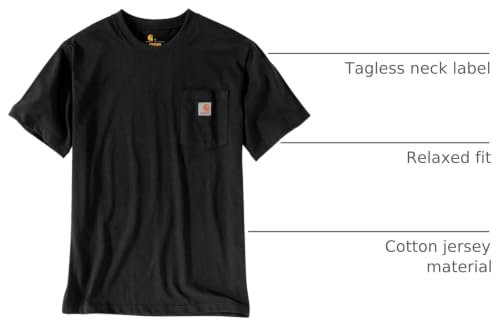 Image of Carhartt Men's 103296 Relaxed Fit Workwear Pocket T-Shirt