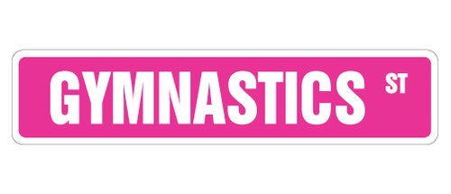 SignJoker Gymnastics Leotards Street Sign Wall Decor