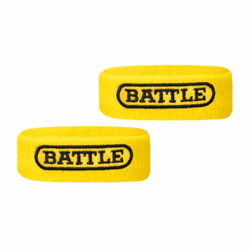 Image of Battle Football Armbands - High-Performance Bands for Football Athletes - Includes 2 Bicep Bands - Ultra-Soft Material to Wick Away Sweat and Keep Hands Dry and Comfortable - Machine Washable