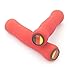 Foam M/H/S Grips + Handlebar Plugs German Flag for BROMPTON Red