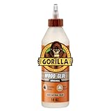 Gorilla Wood Glue, 18 Ounce Bottle, Natural Wood Color, (Pack of 1)