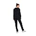 Jogging Tracksuit for Women Sets Outfit Active Solid Warm Up 2 Pieces Zipper Hoodie and Pants Sweatsuit (Black-ljs300, X-Large)
