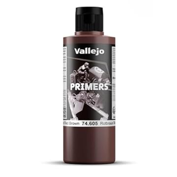 Vallejo Model Color 200 ml Polyurethane Primer - German Red Brown