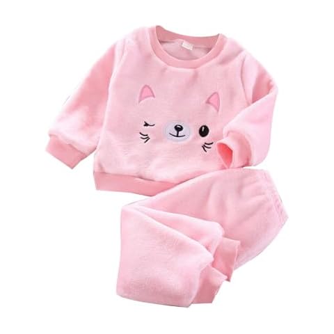 Children's Autumn and Winter Fleece Pajamas Set Cover