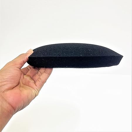 Image of Maple Car Care 5-Inch Final Cut Foam Pad for Car | Black Flat Buff Pad for Car Detailing | Heat Resistant Rotary & DA Polisher Pad | Waxing Buffing Pad for Polishing | Polish Pads for Car & Bike