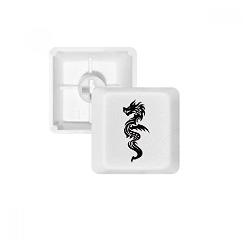 Cache-touches Dragon PBT sans marquage Blanc R1 OEM pour clavier mécanique