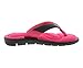 Nike Womens Comfort Thong Sandal (6, Black/Vivid Pink/White)