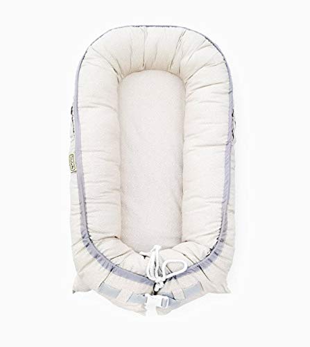 Organic Newborn Lounger | Water-Resistant Baby Nest | Portable Bed for Infants