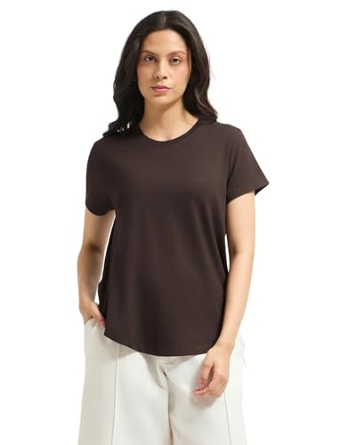 Image of Wellbi Bamboo Women's Tshirt - Ultra-Soft, Breathable & Sustainable | Premium Cotton Blend for Supreme Comfort | Stylish & Eco-Friendly T-Shirt for Women | Tshirt Women Cotton