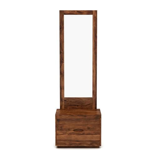 Image of The Attic Elon Dressing Table for Bedroom,Wooden Dressing Table,Teak Matte Finish