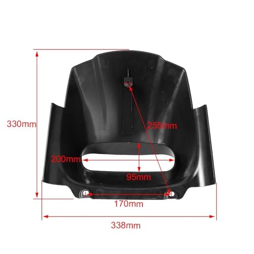 Couvercle carénage phare aérodynamique pour Harley Softail Fat Bob M8 - 8
