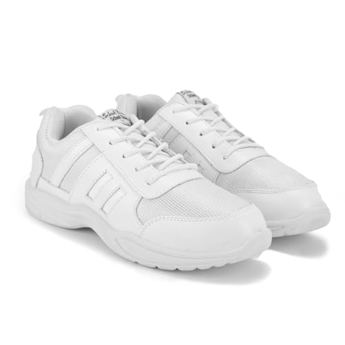 Image of SCHOOL BIRDS Kids Lightweight Comfortable Lace-Up School Sneakers