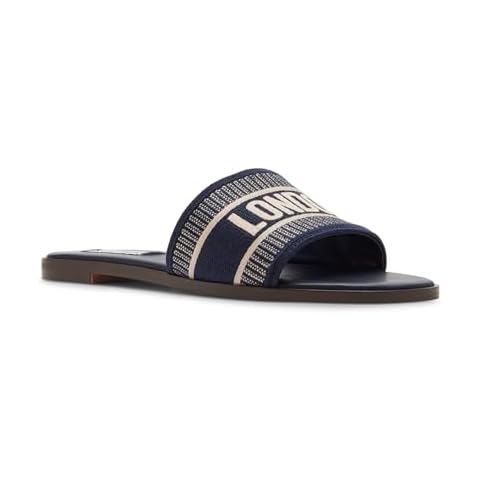 Steve Madden Women's Knox Sandal, Navy, 8.5 Cover
