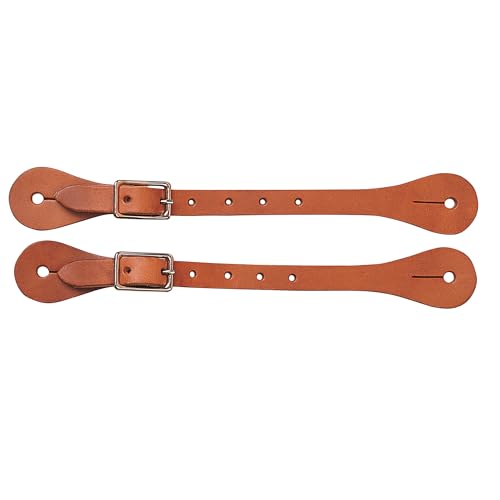 Weaver Leather Single-Ply Spur Straps Russet