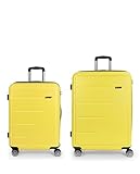 Gabol Juego de 2 Maletas rígidas Future Plus (Mediana y Grande) expandibles en Todos los tamaños, con Capacidad hasta 176L