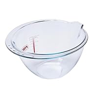 Ciotola graduata in vetro borosilicato per impasti