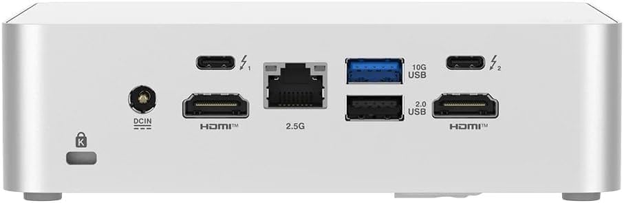 ASUS NUC 15 Pro+ NUC15CRSU9 Mini PC, Cyber Canyon Core Ultra 9 285H,16-Cores 5.4Ghz, Arc 140T GPU, 64GB RAM + 4TB NVMe SSD, Dual Thunderbolt 4 Ports, WiFi 7, Win 11 Pro (64GB RAM + 4TB NVMe)