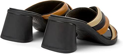 Camper Women's K201502 TWS Heeled Sandal, Multicolor/Black, 9 | Image 3