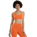 icyzone Women's Padded Strappy Workout Running Sports Bras Medium Impact - Image 2