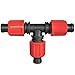 Produktbild HOLZBRINK 5X T-Stück 5/8 x 5/8 x 5/8 Zoll Rohrverbinder für Rohrabzweigung des Verlegerohrs und des Tropfschlauchs, HBZ-02