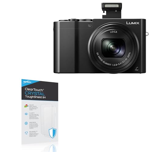 BoxWave Screen Protector Compatible With Panasonic Lumix DMC-ZS100 - ClearTouch Crystal ToughShield 9H (2-Pack), Clear 9H Tough Flexible Film Screen Protector