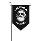Funny Karl Marx Yard Flags for Decor,One size Garden Flags Banner Tapestry Double Sided Decor Holiday Farmhouse Outside