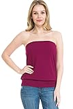 Picture of LEEBE Plus Size Tube Top (1X-5X) (5X, Wine)