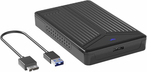 Caja externa USB 3.1 para disco duro 2.5 pulgadas 15mm miniatura 1