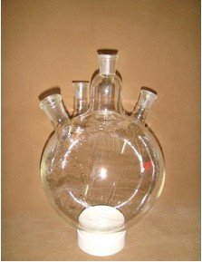 GOWE 10L, 10000mL, matraz de fondo redondo, 4-necks, cristal hirviendo termo, four-necks, matraz de laboratorio, conjunta de tierra y el cuello puede ser personalizado