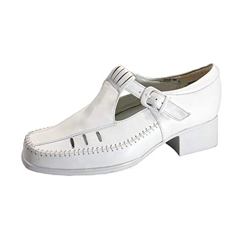 24 Hour Comfort Juno Women's Wide Width T-Strap Comfort Leather Shoes