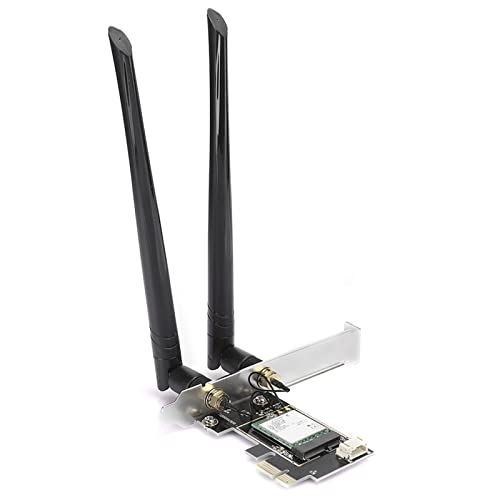 Carte Réseau Wifi6 2400 Mbps Double Bande pour PC Gamer Fixe et Bureau