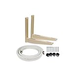 Bilake Kit de instalación Aire Acondicionado 1/4 y 1/2 – Soporte Exterior + tuberías 3 Metros