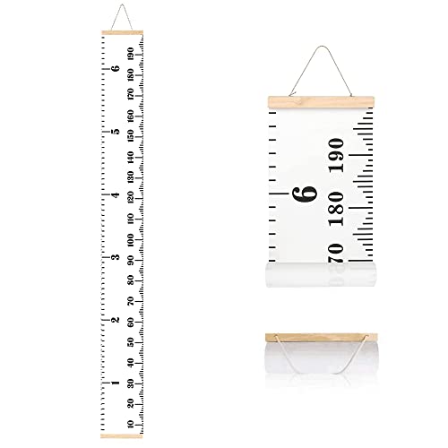 Image of Height Growth Chart for Kids – Portable Foldable Writable Waterproof Hanging Wall Ruler Growth Chart for Kids, Toddlers, and Babies