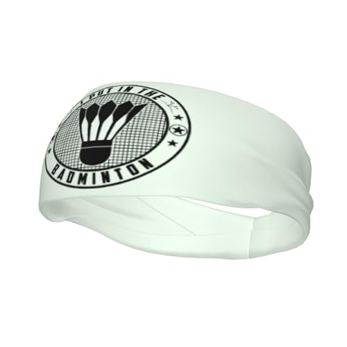 I Put in The Badminton Headbands for Women Men Headband Wicking Athletic Sweatband for Basketball Running Gym Hairbands