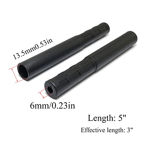 Golf Shaft Extension 2PCS 0.580-0.595Inch 5Inch Length Golf Club Steel Shaft Extension Golf Club Spare Parts Repair Equipment for Iron Wood Putter - Image 3