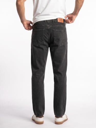Image of Urbano Fashion Men's Relaxed Fit Washed Denim Jeans Non-Stretchable