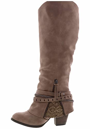 Jellypop Shyanne Tall Fashion Boot Beige In Size 10 #TOP3