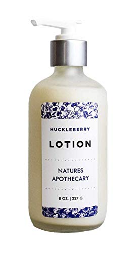 NATURE'S APOTHECARY Luxury Huckleberry Lotion For Dry Skin | Silky, Nourished, & Hydrated Skin | Hypoallergenic, All-Natural, Plant-Derived, Made in USA by DAYSPA Body Basics