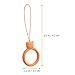 UKCOCO Finger Ring Strap - Silicone Cell Phone Finger Lanyard Smartphone Grip Lanyard Holder with -Slip Function, Loop Phone Ring Straps for Case, and Keys 10pcs